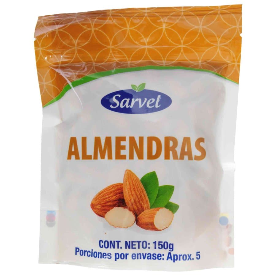 ALMENDRAS SARVEL ENTERAS X150 g