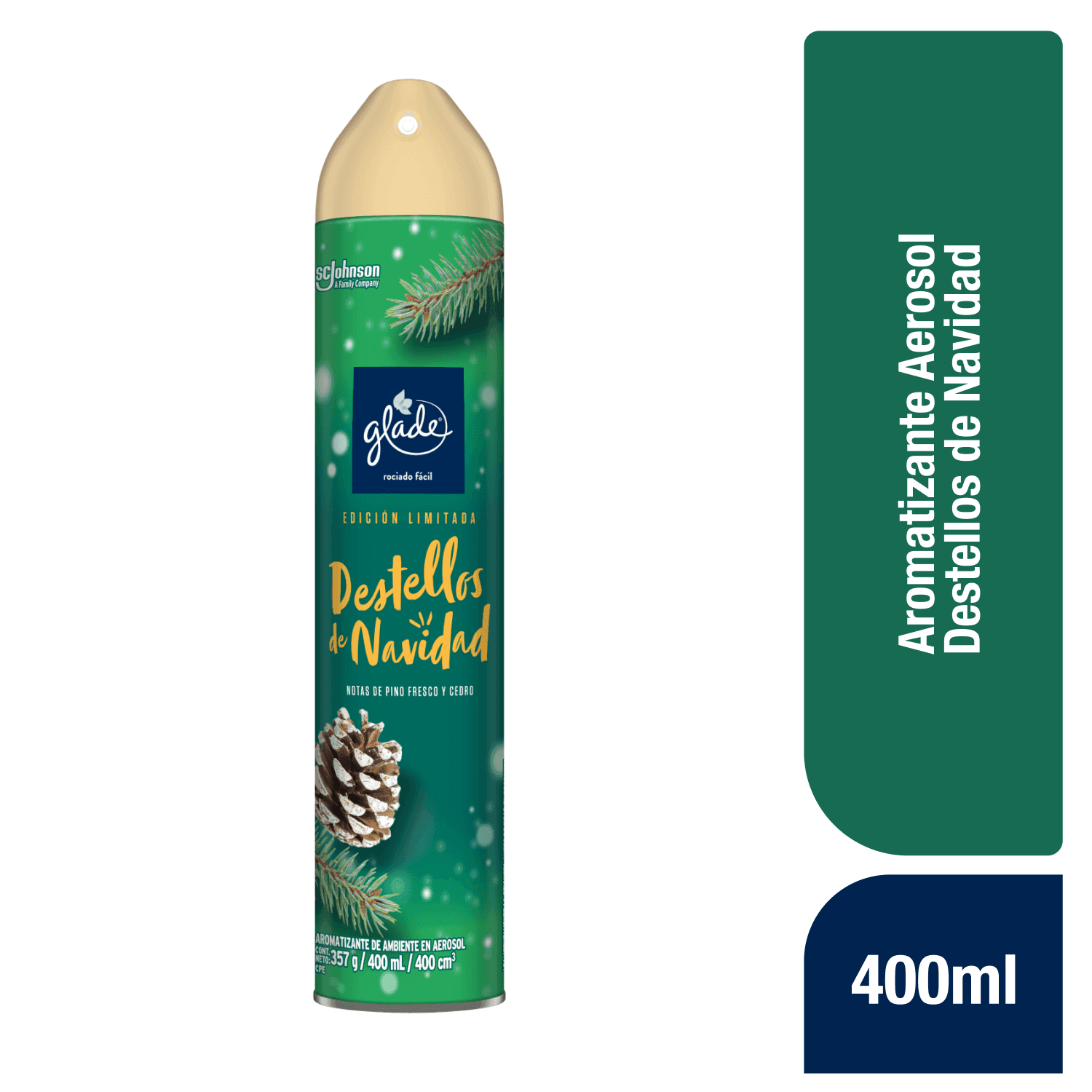 AMBIETADOR GLADE AER DESTELLO NAV 400ML