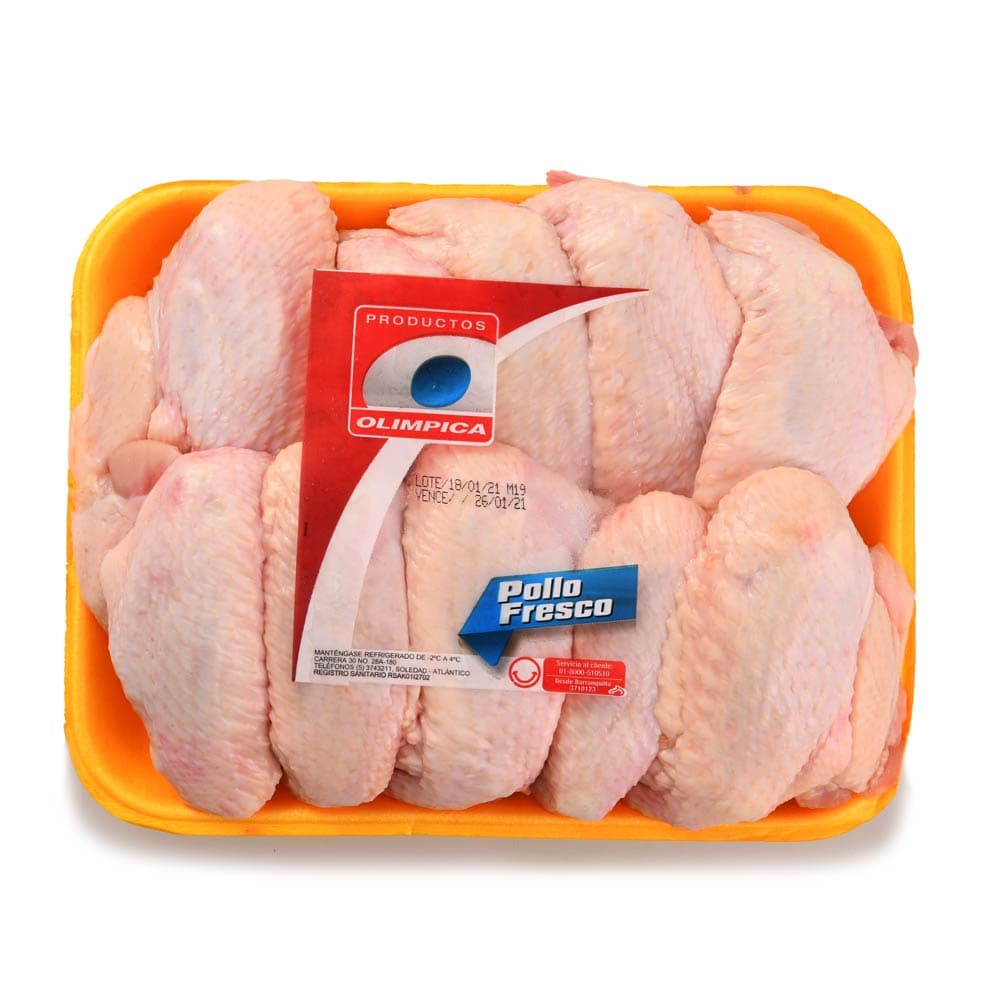 Ala de Pollo Olimpica Especial Fresco X10 Unds