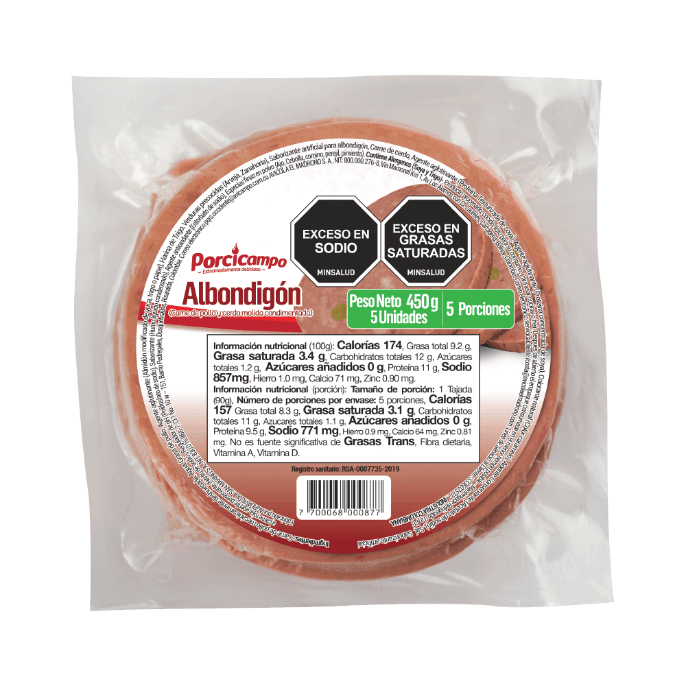 Albondigón Porcicampo 450 G