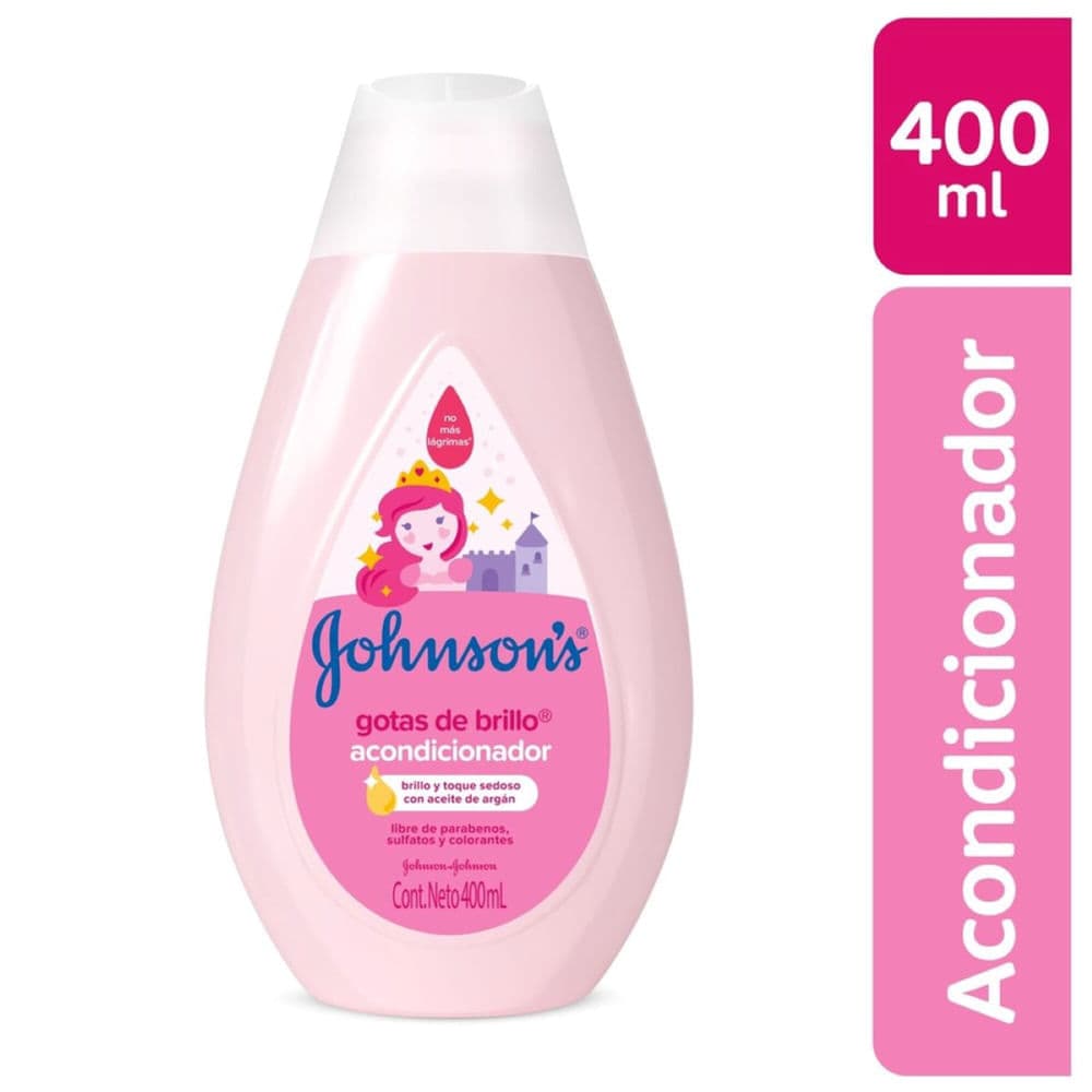 Acondicionador Johnson's Gotas De Brillo 400 Ml