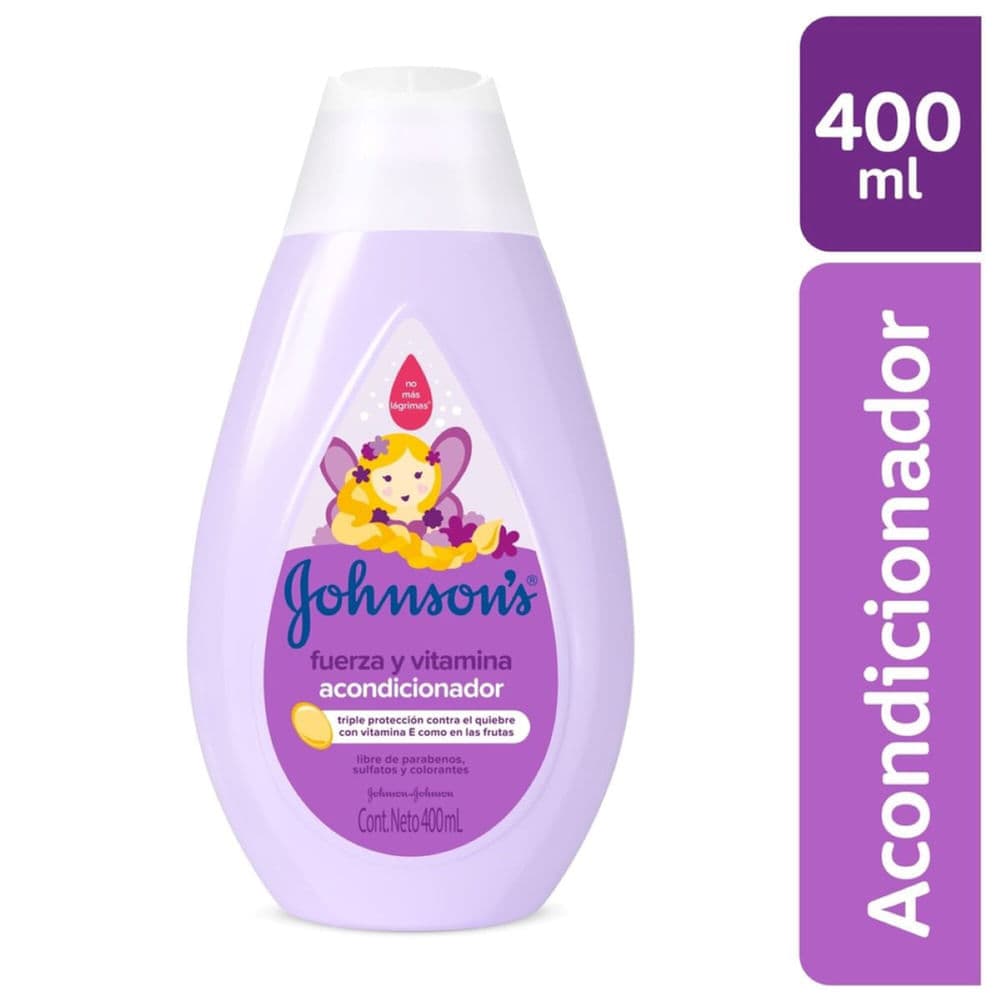 Acondicionador Johnson's Baby Fuerza Vit 400 Ml