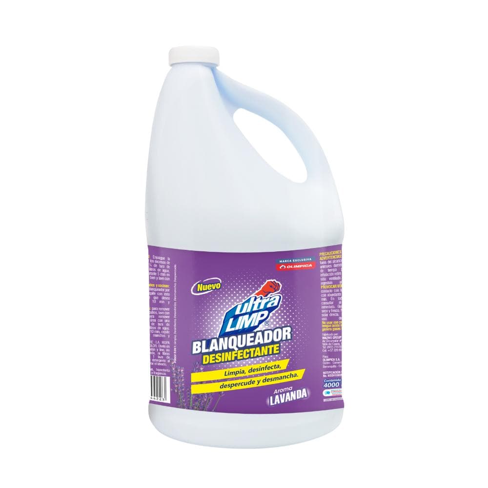 Blanqueador Ultralimp Lavanda 4 Lt