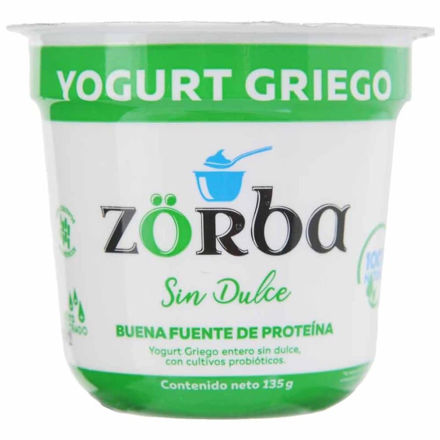 Yogurt Zorba Griego sin Dulce 135 G