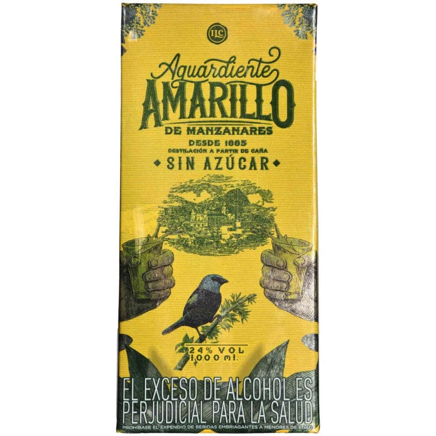 Aguardiente Amarillo sin Azúcar 1000 Ml