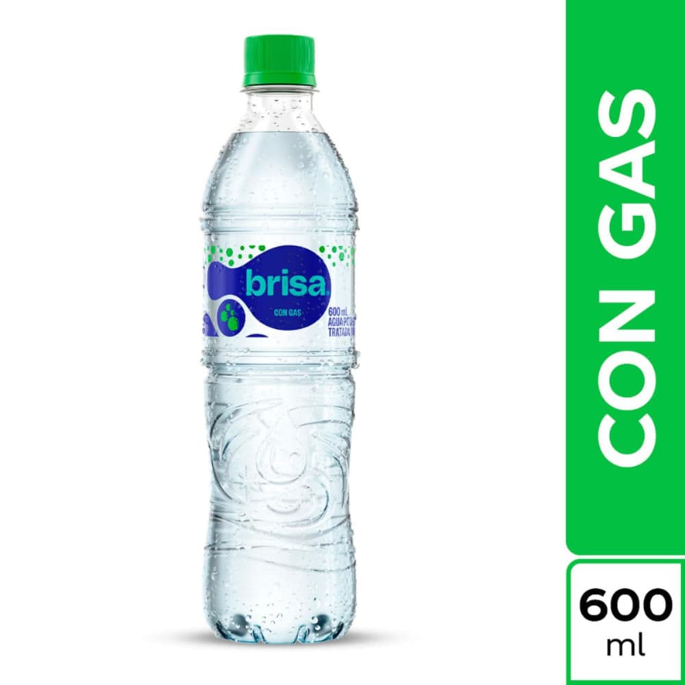 AGUA BRISA C/GAS PET 600 ML