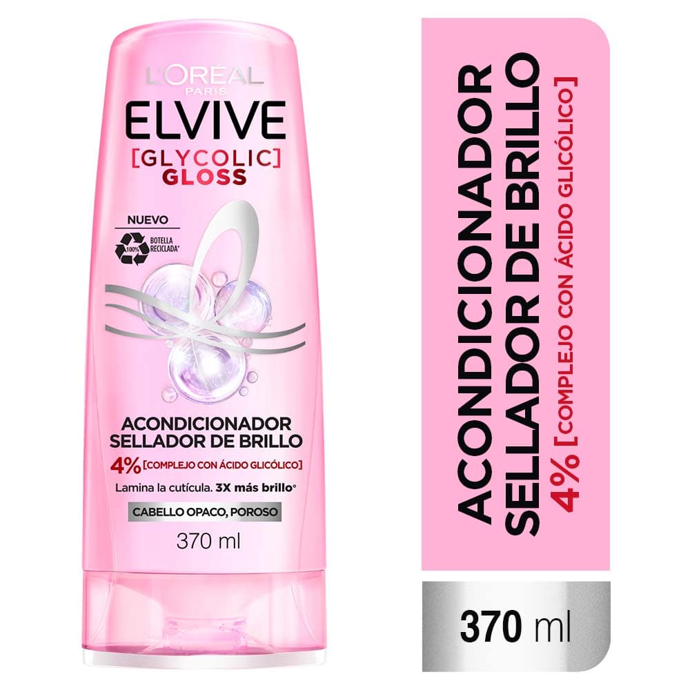 ACOND ELVIVE GLYCOLIC GLOSS 370 ML