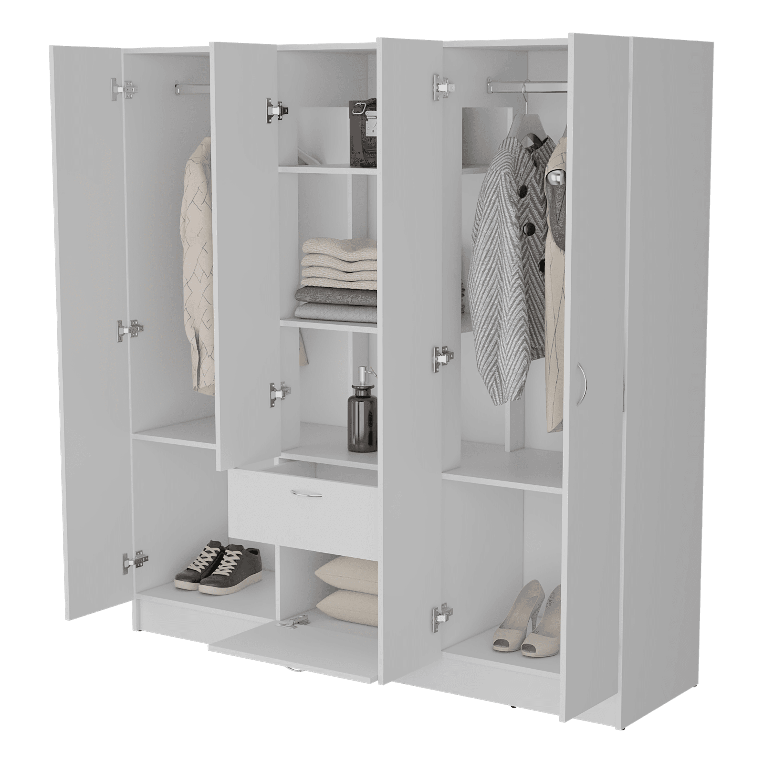 Closet Mitu 2.0 170 X 162 X 46 RTA Blanco ZF