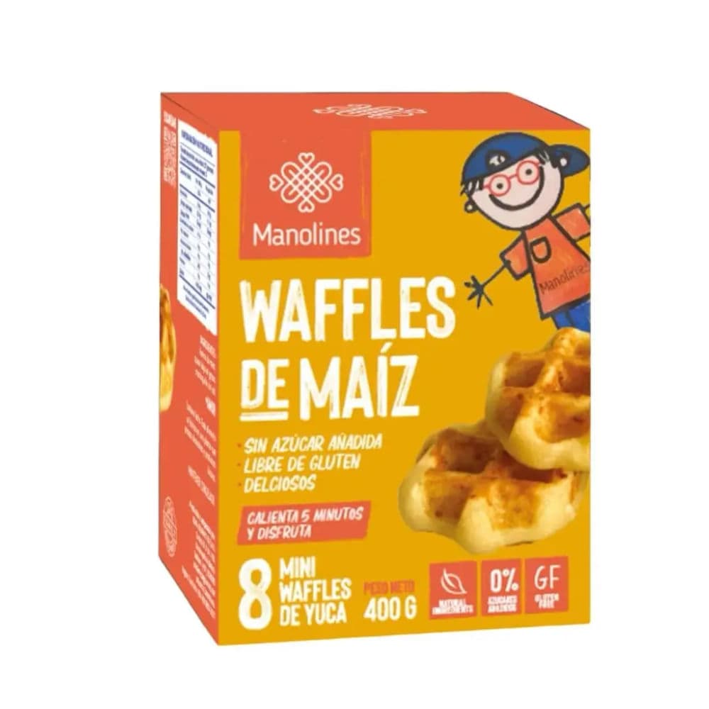Waffles Maíz Manolines 400 G