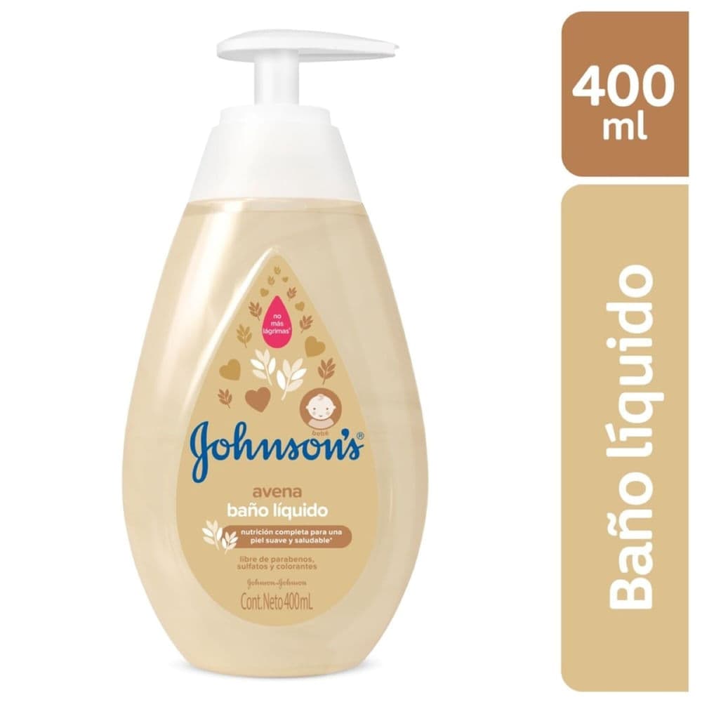 Baño Líquido Bebé Johnson's Avena 400 Ml