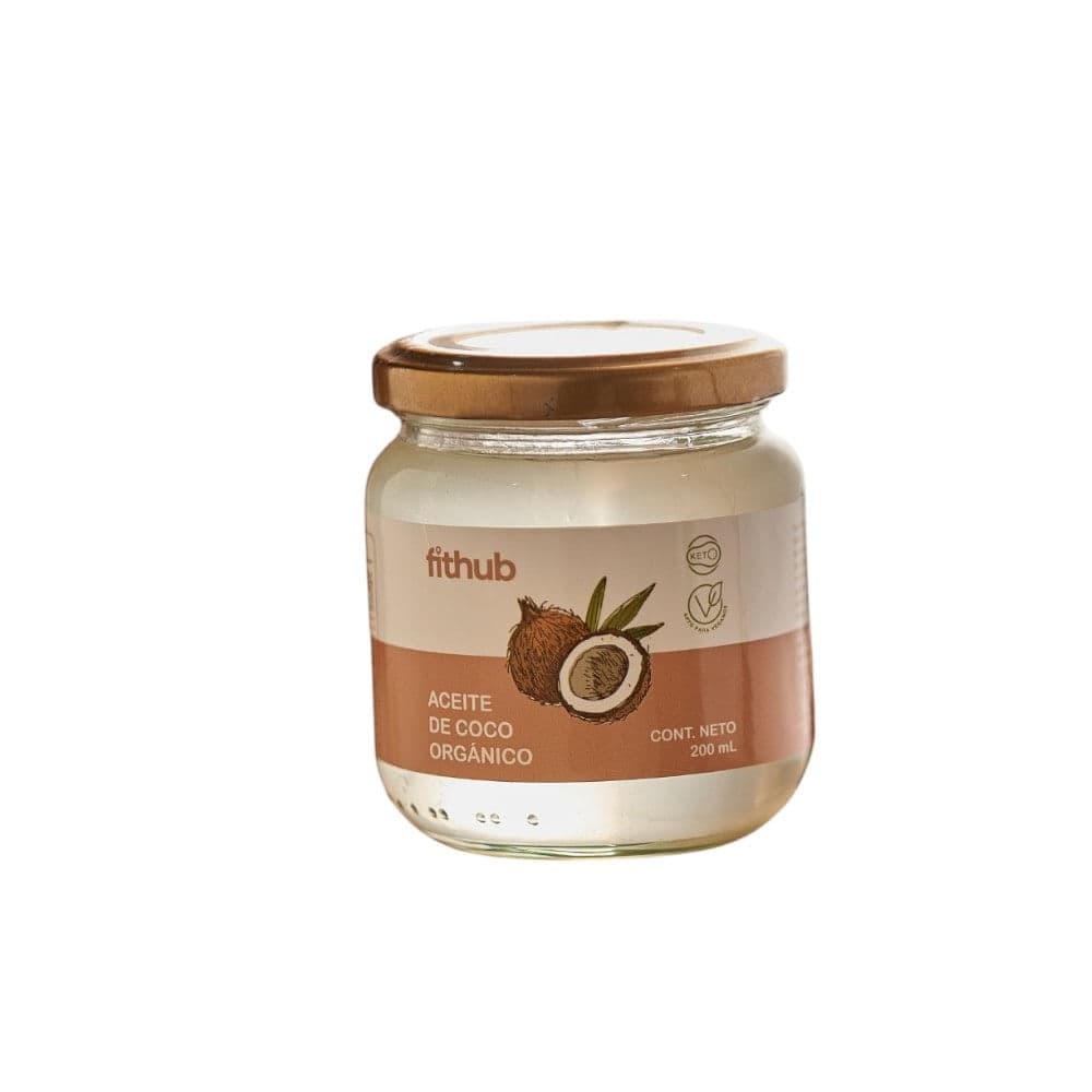 Aceite de Coco Fithub Orgánico 200 Ml
