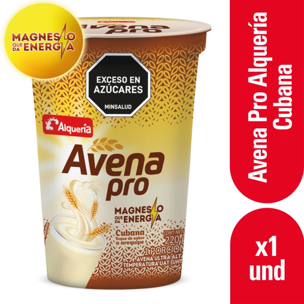 Avena Pro Alqueria Cubana con extra Magnesio 220G