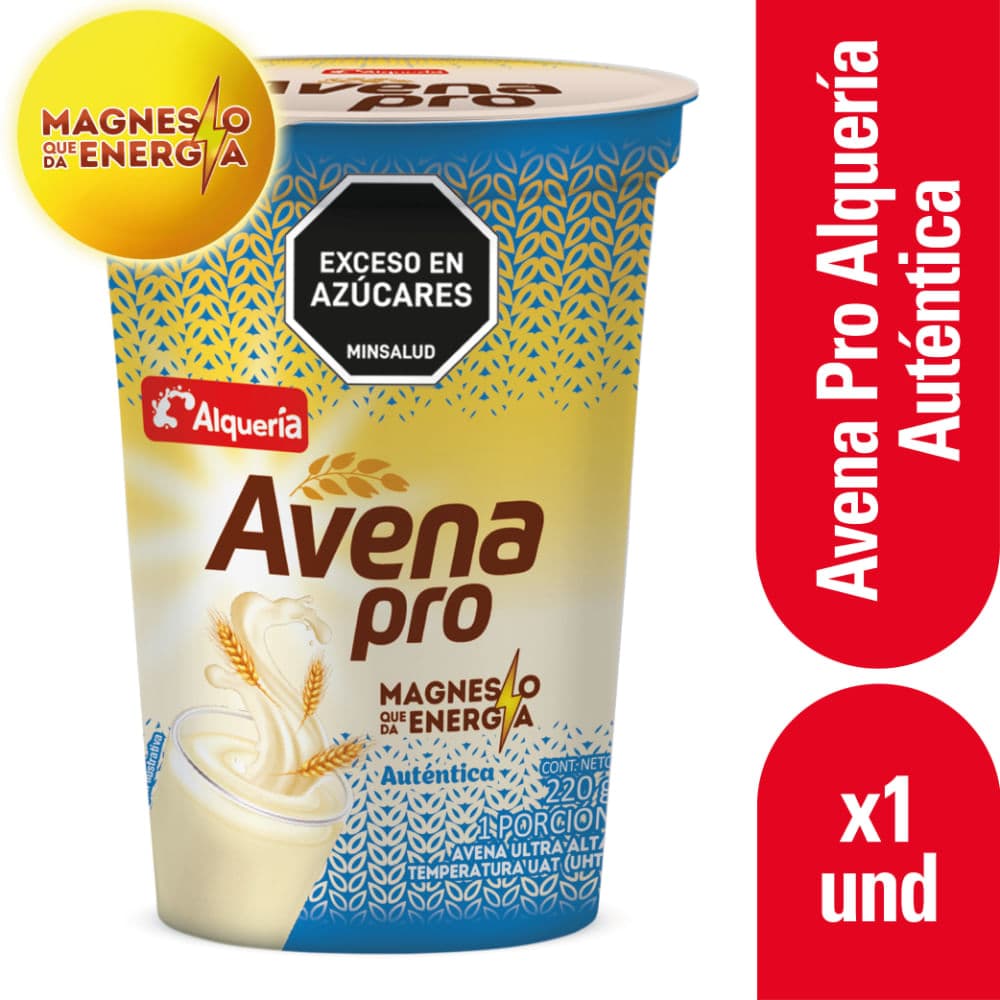Avena Pro Alqueria Autentica con extra Magnesio 220g