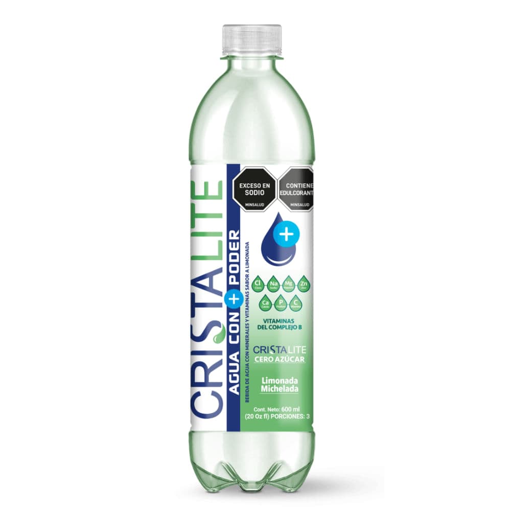 AGUA CRISTALITE LIMONA MICHELADA 600ML