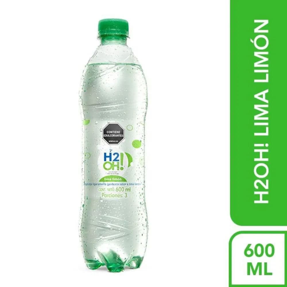 AGUA SABORIZADA LIMA LIMON H2OH 600ML