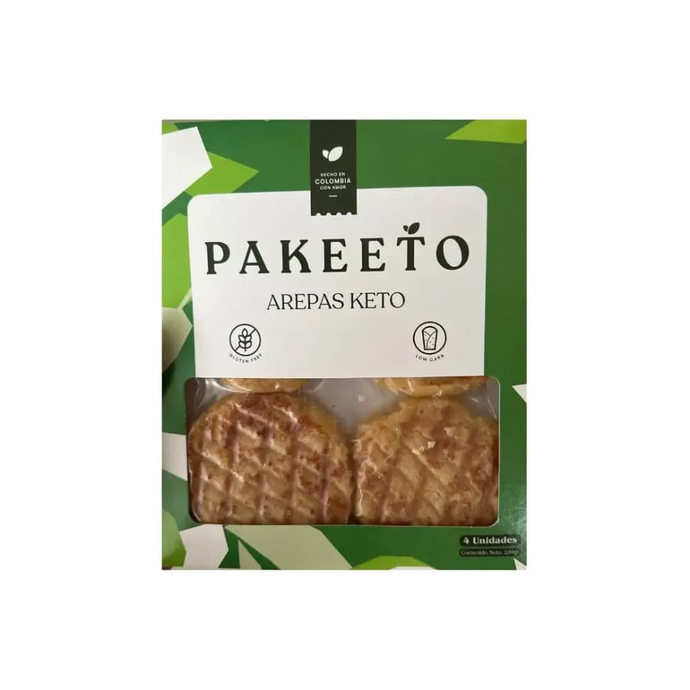 AREPAS KETO PAKEETO X 4UDS