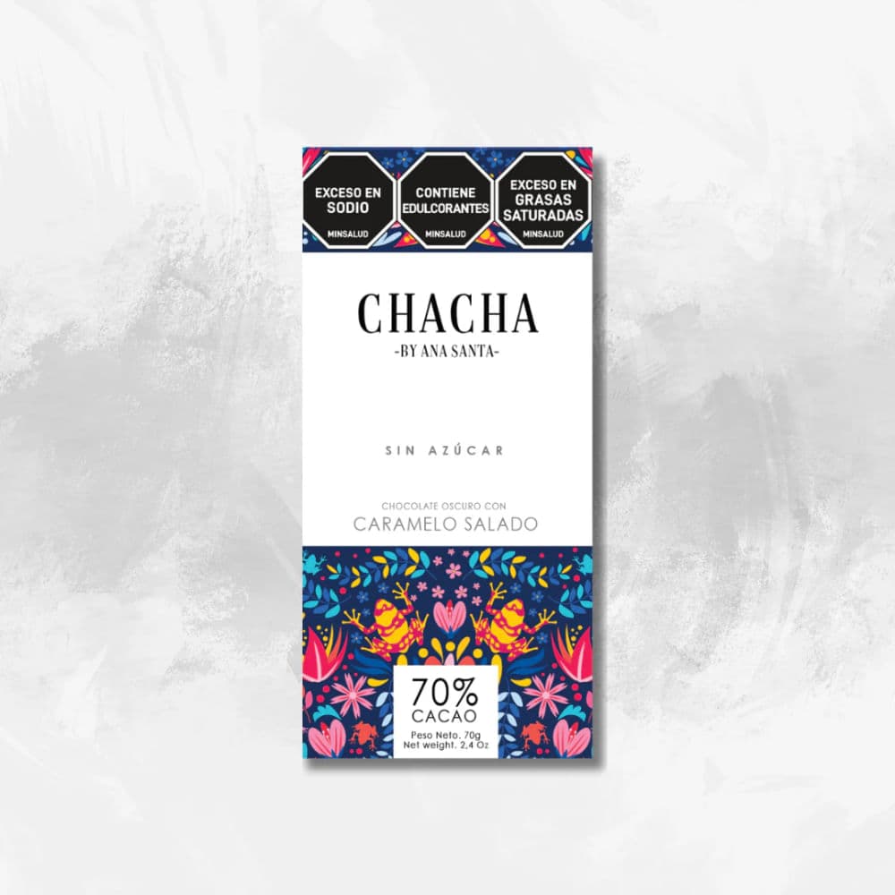 CHOC CHACHA CARAMEL SALAD 70%CACAO 70G