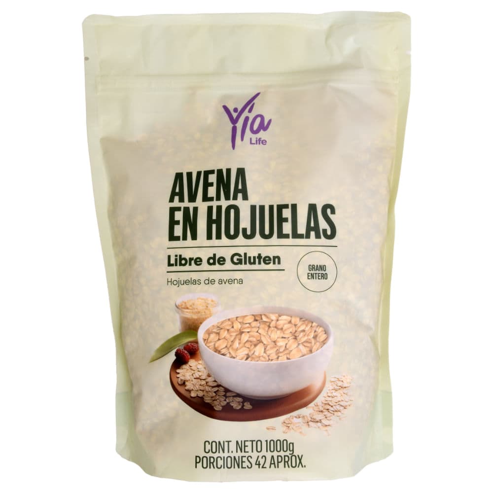 AVENA HOJUELA S/GLUTEN YIA LIFE 1000G