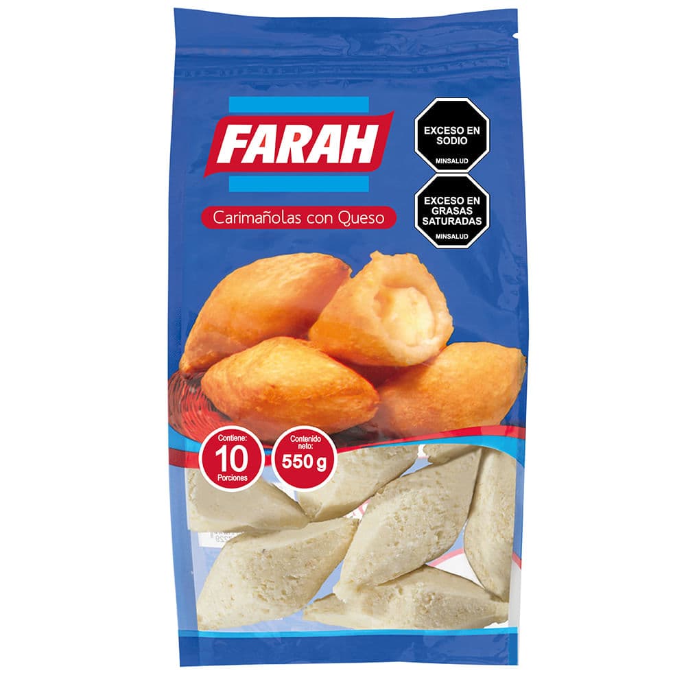 Caribañola Farah Queso 550 G X10 Unds