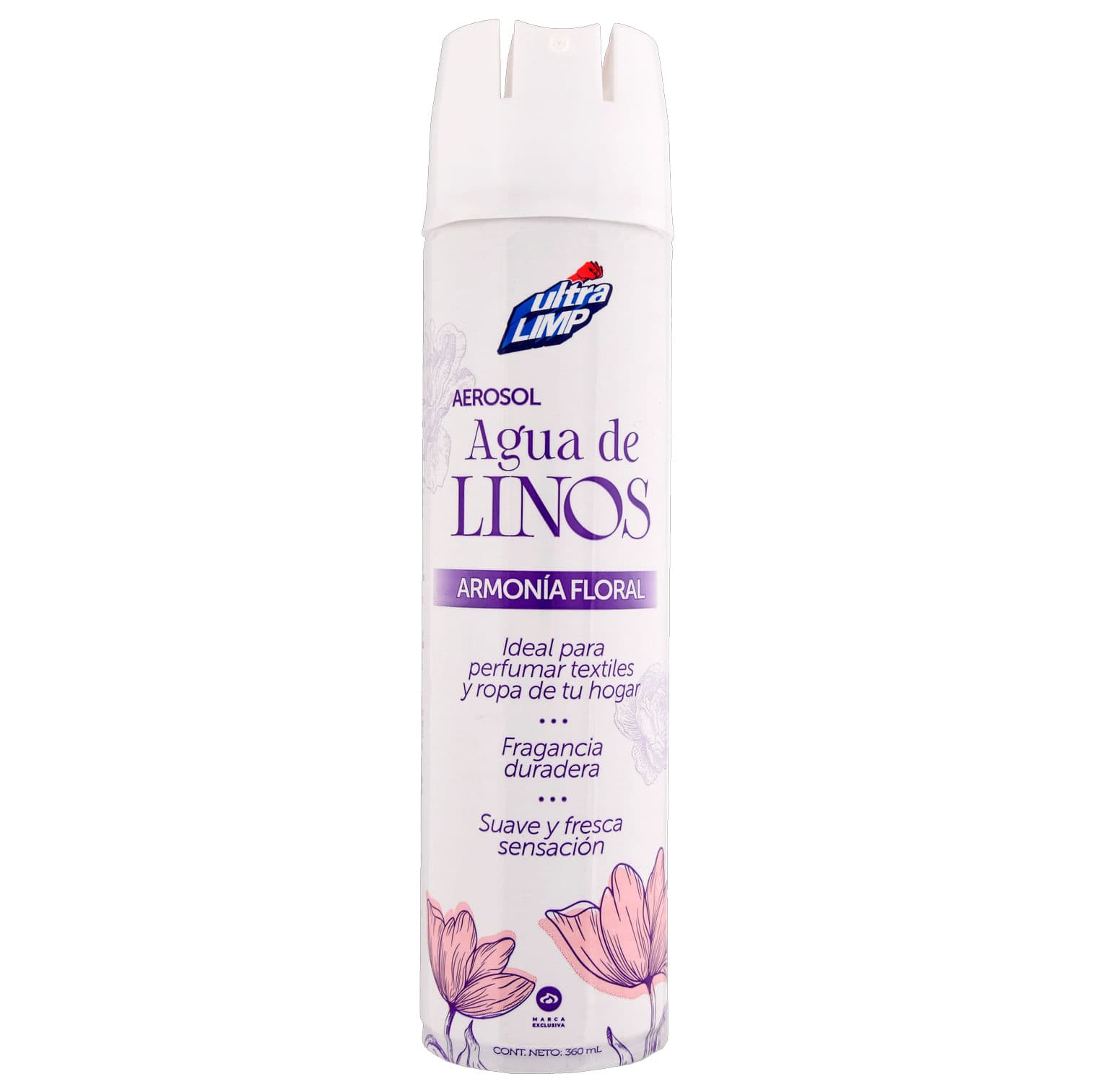 AGUA LINOS ULTRALIMP ARMONIA FLOR 360ML