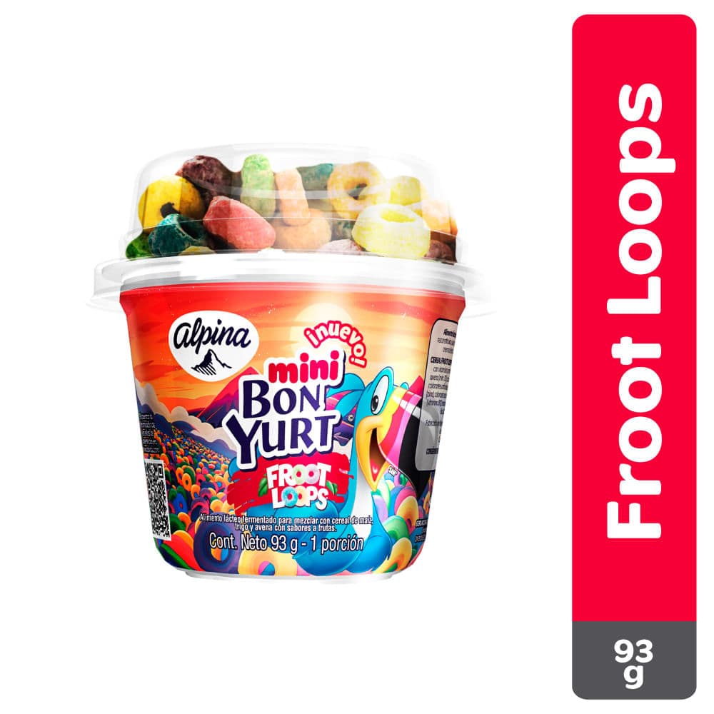 ALIM LACT BON YURT MINI FROOTLOOPS 93G