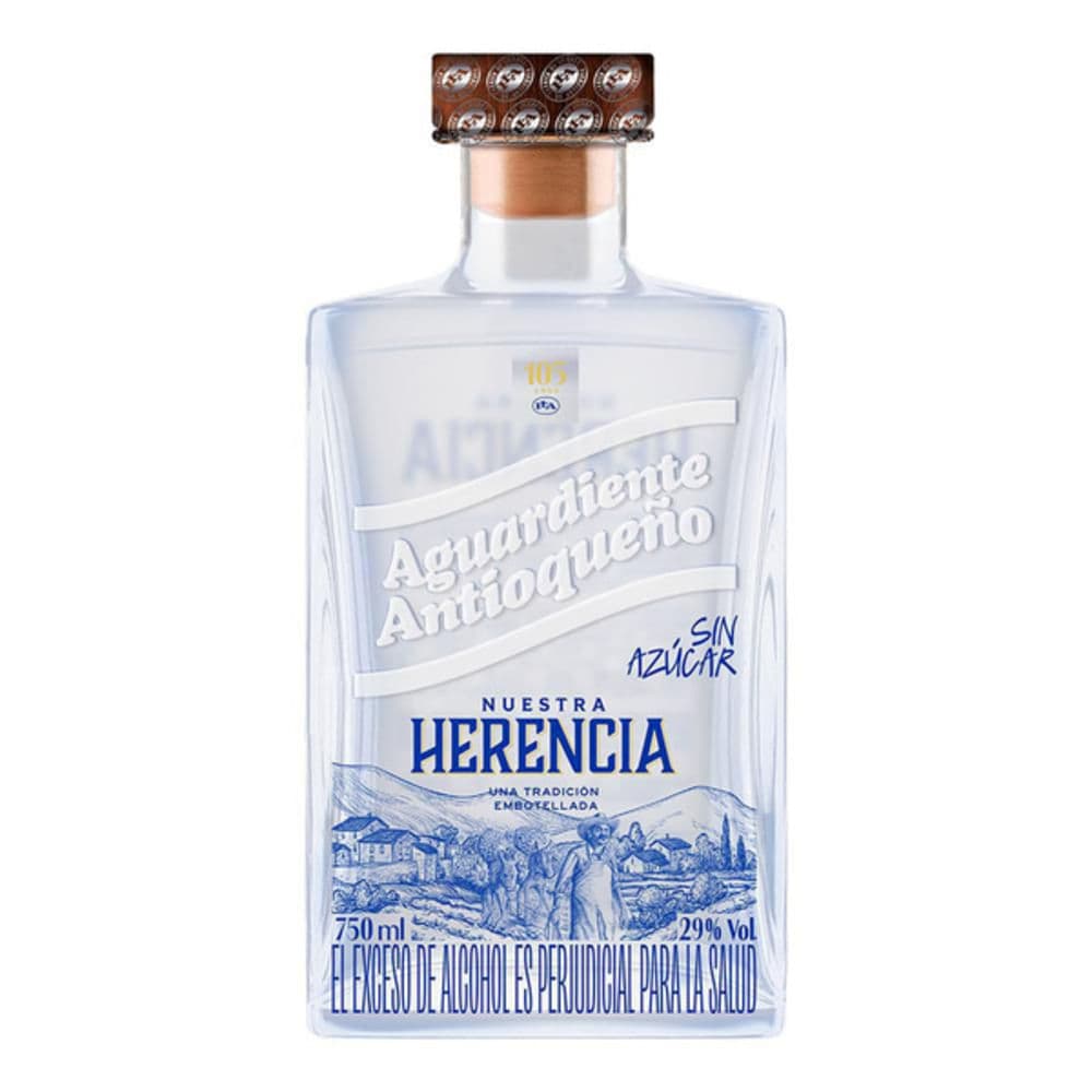 AGUARDIENTE NUESTRA HERENCIA S/AZU 750ML