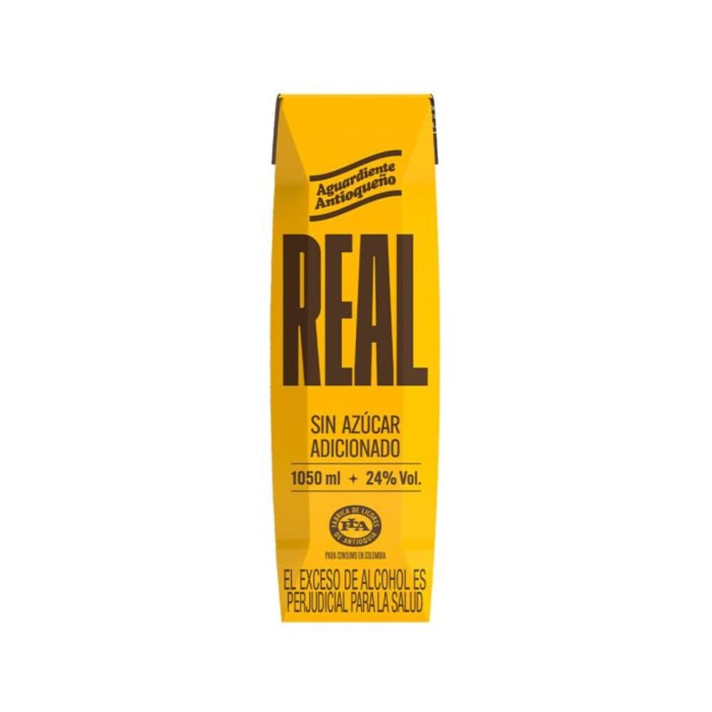 AGUARDIENTE ANTIOQ REAL 24° S/A 1050ML