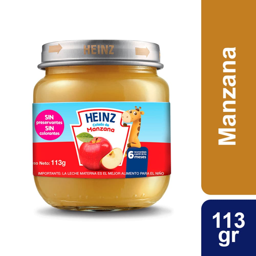 COMPOTA HEINZ MANZ 113 g