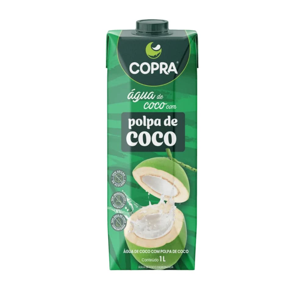 AGUA COCO COPRA C/PULPA 1L