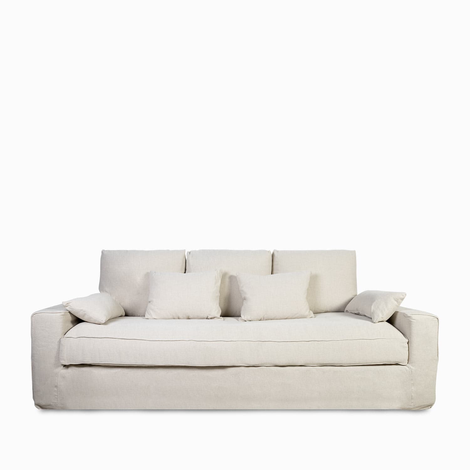 Sofá Brume  Beige 3 puestos
