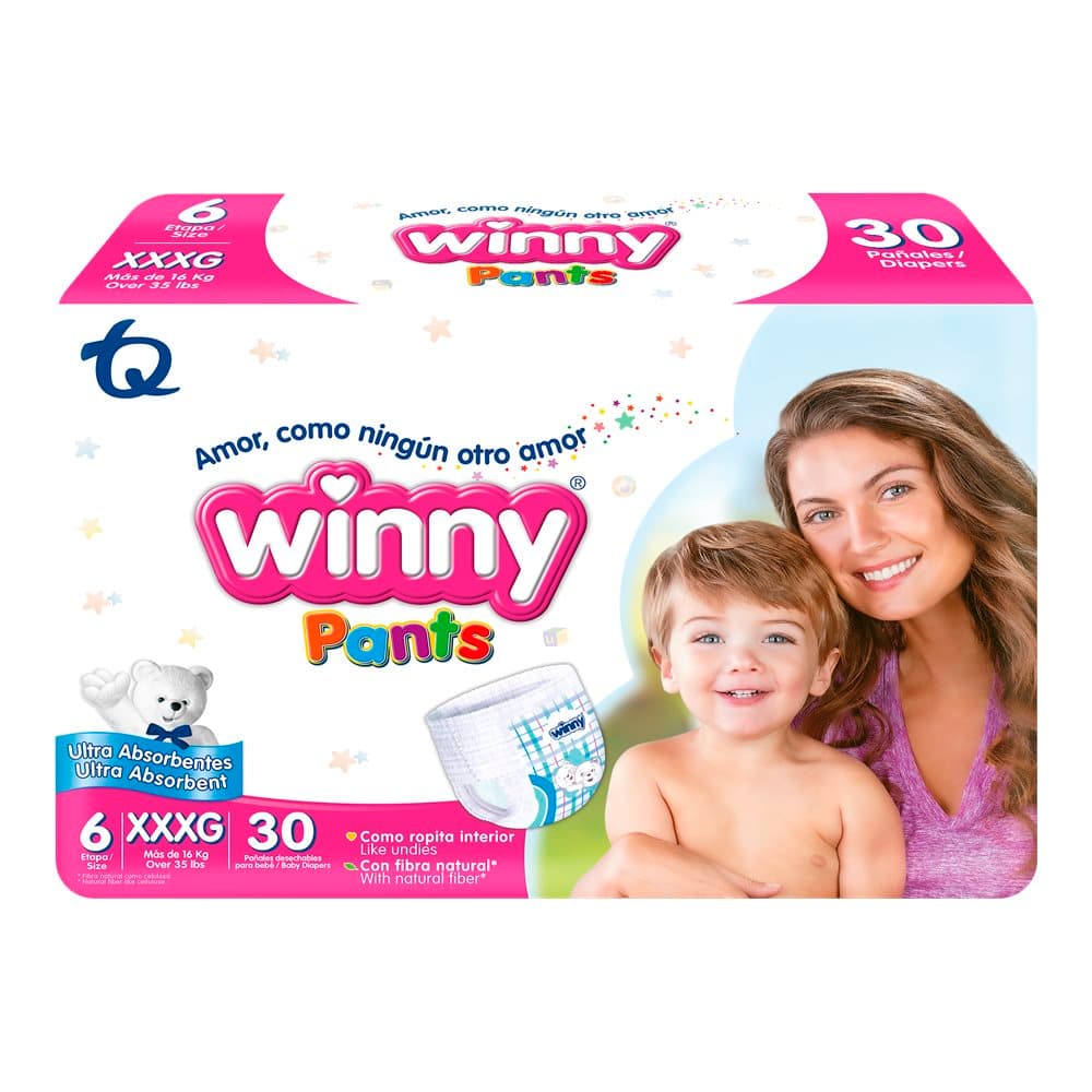 Pañal Winny Pants Etapa 6 X30 Unds