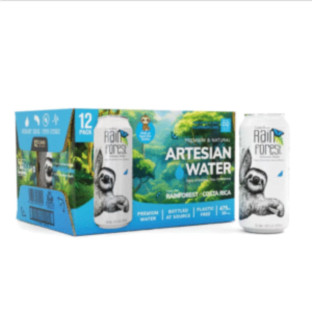 AGUA MINERAL RAINFOREST LATAX475ML