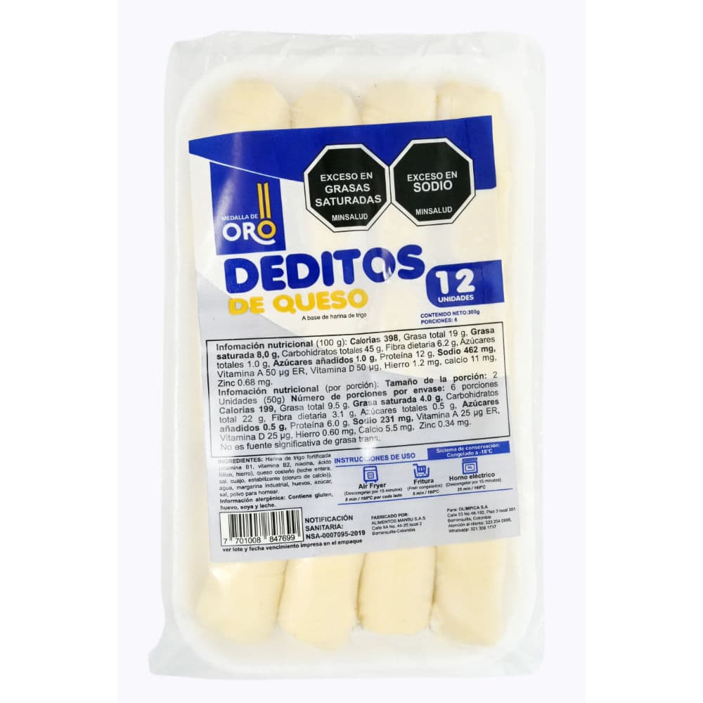 DEDITO QSO MEDALLA DE ORO X12 300G