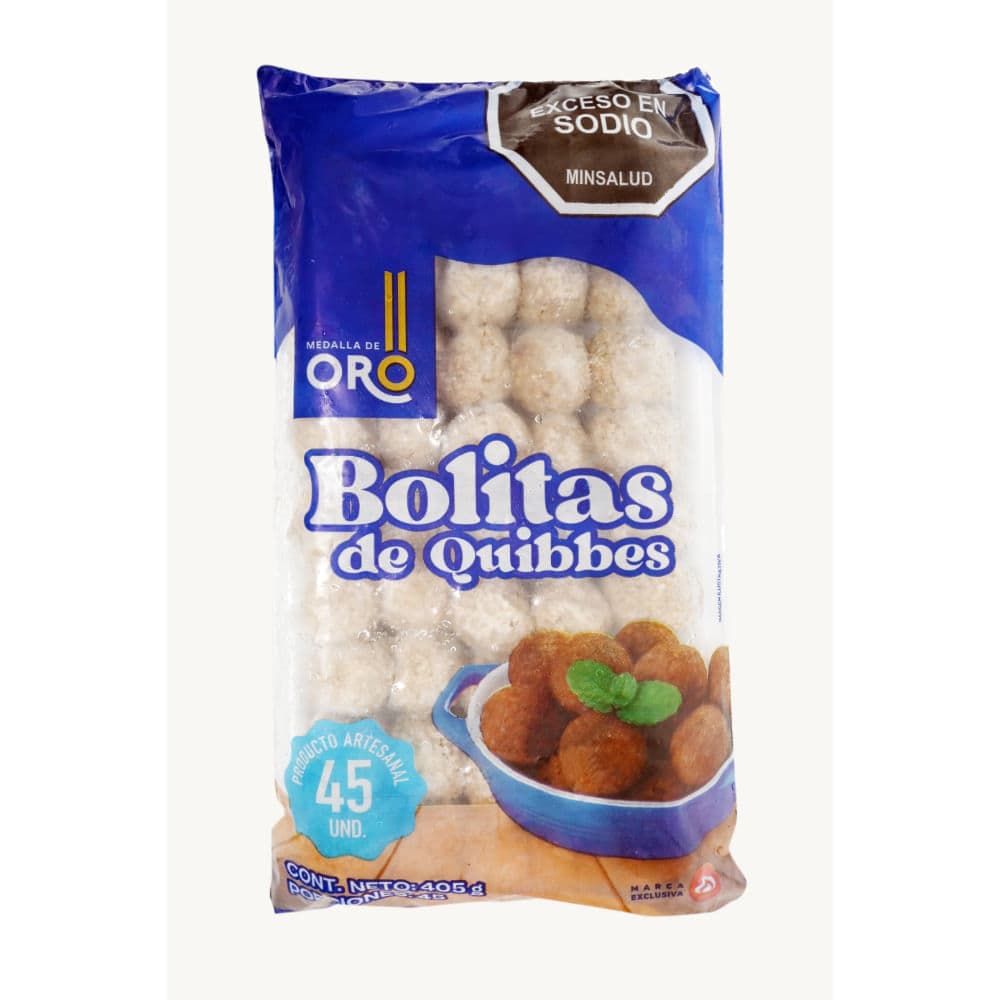 BOLITAS QUIBBES MEDALLA DE ORO 9G X45