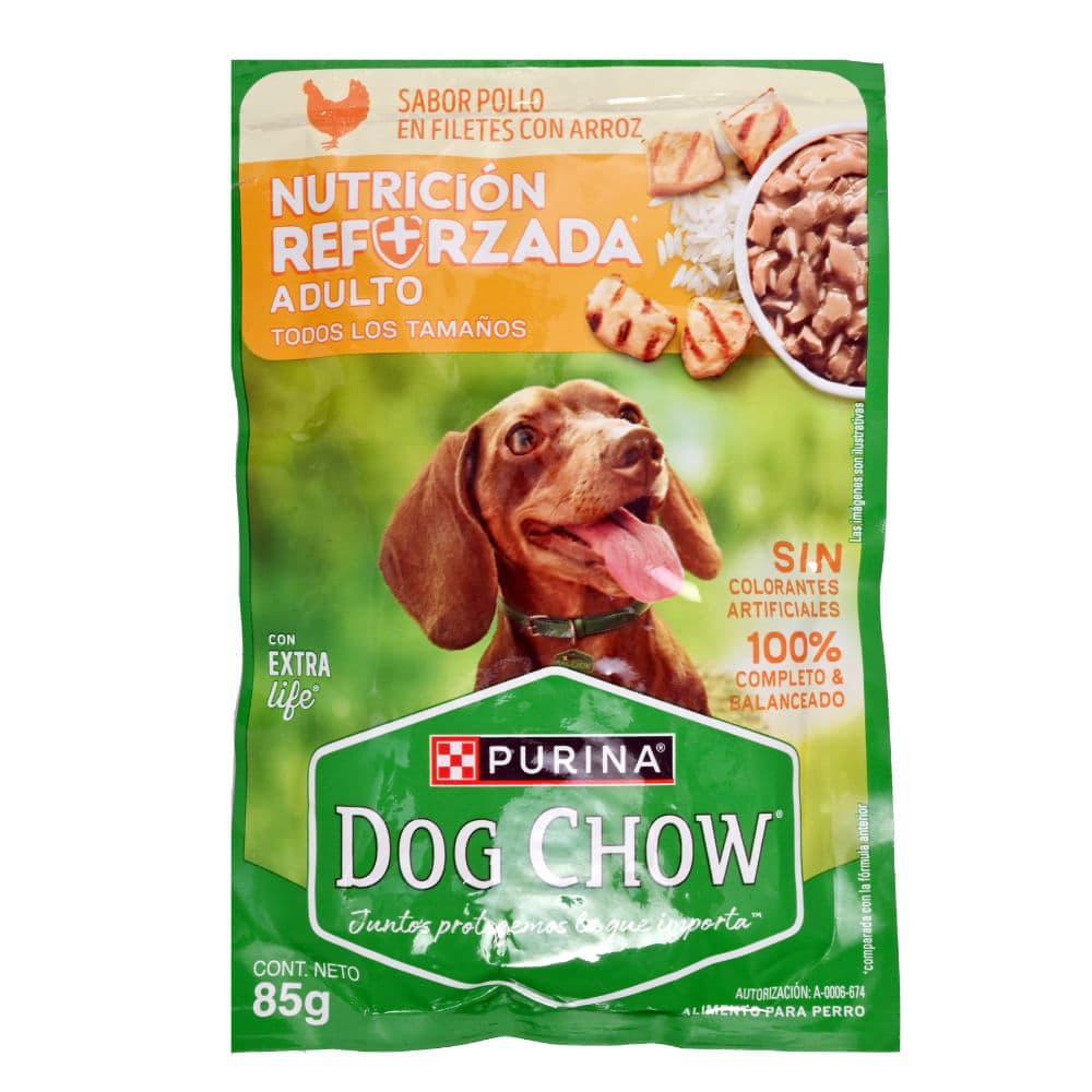 ALIM PERRO DOG CHOW ADULT POLLO 85G