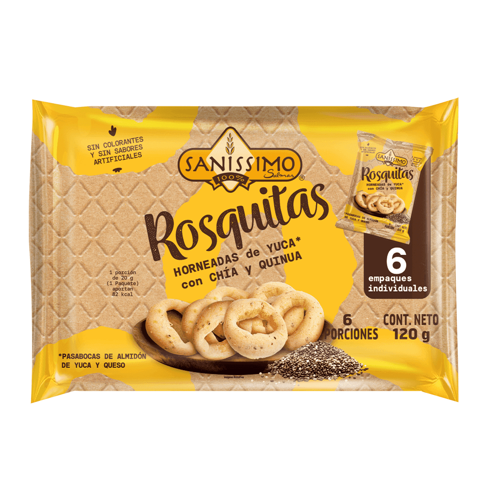 Rosquitas Sanissimo Multipack 120 G