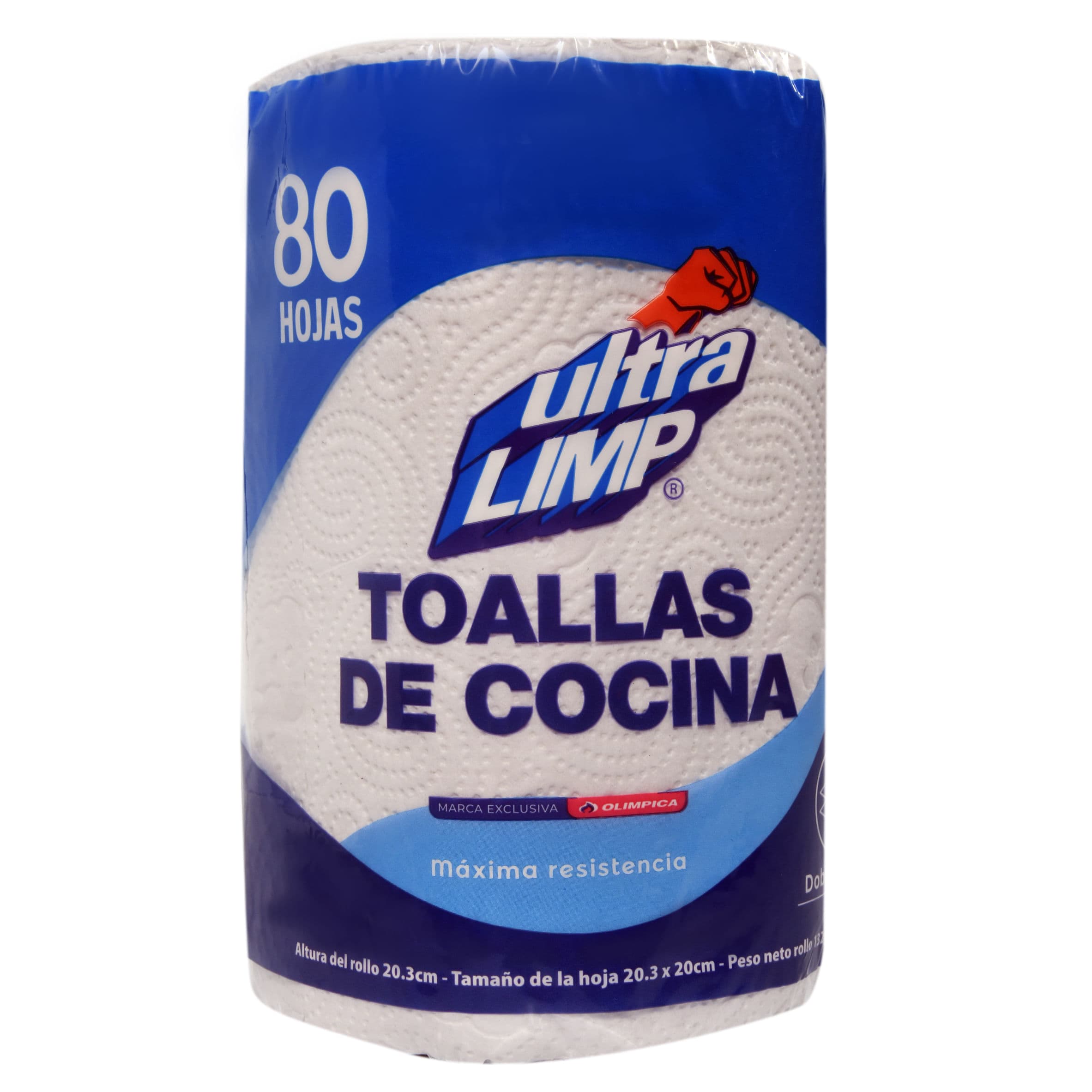 Toalla de Cocina Ultralimp Doble Hoja X80 Hojas