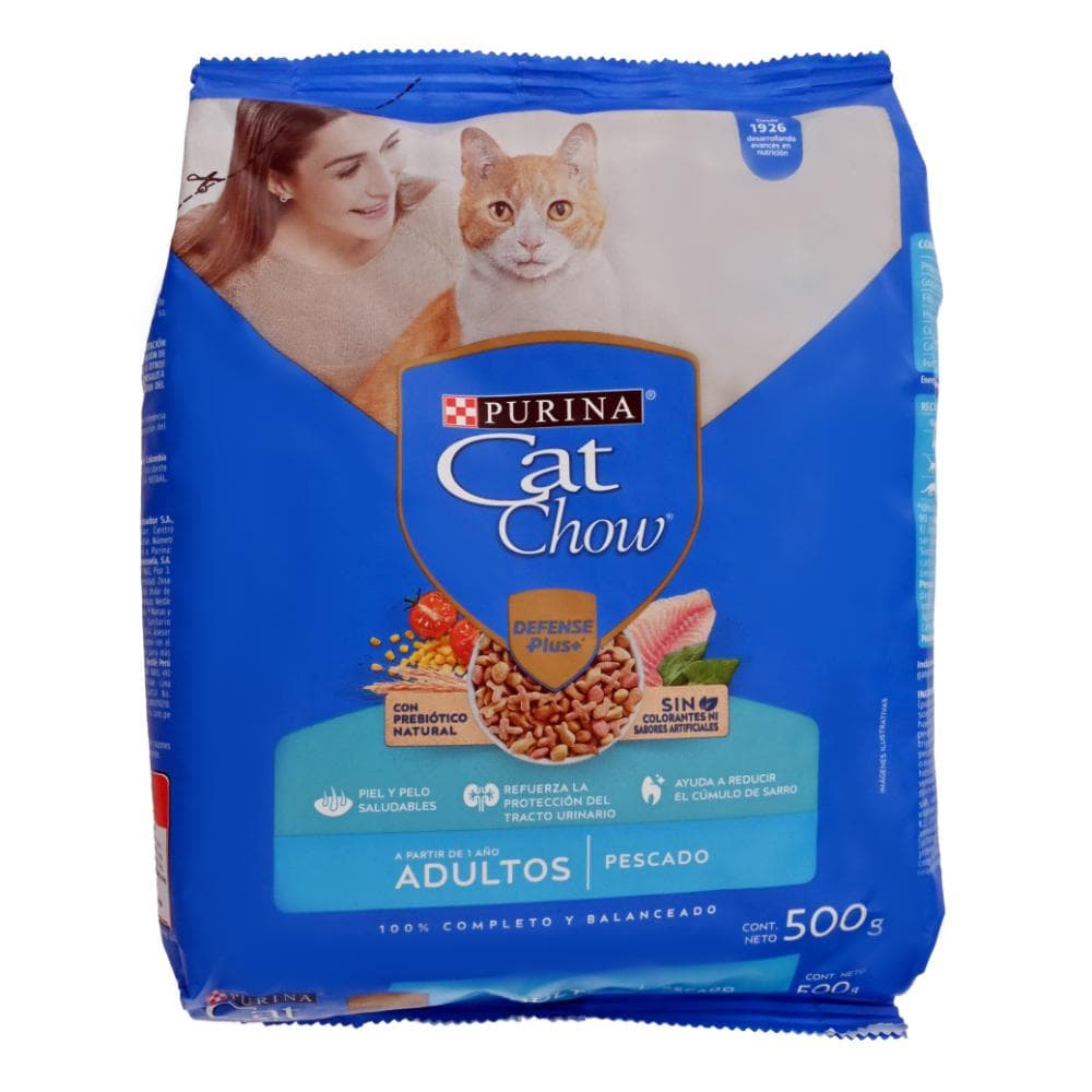 ALIM GATO CAT CHOW ADUL PESCAD PREB 500G