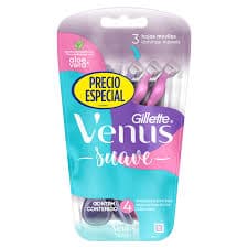 Venus Suave Afeitadoras Desechables, 4 Uds