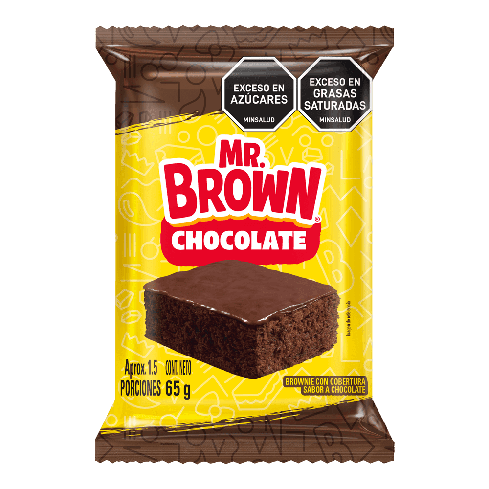 Brownie Mr Brown Chocolate 65 G
