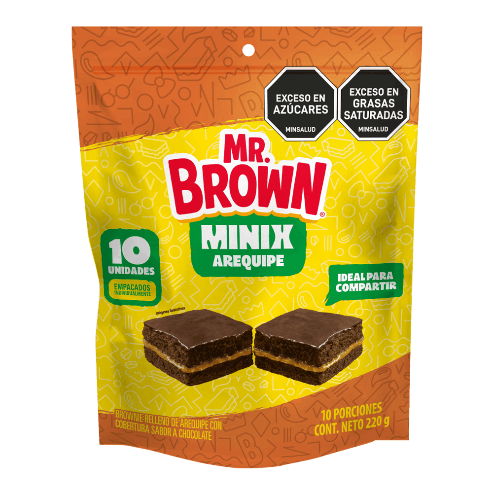 Brownie Mr Brown Minix Arequipe 220 G