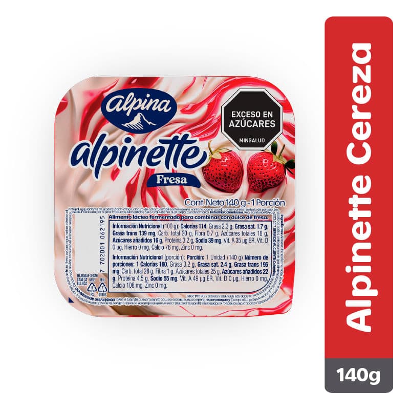 Alpinette fresa 140 g