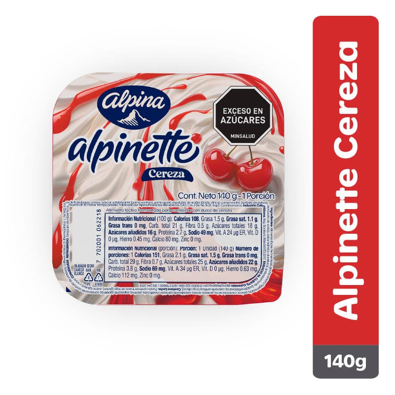 Alpinette cereza 140 g