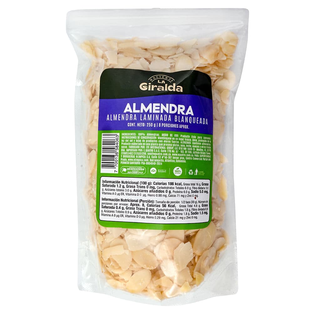 ALMENDRA LAMINAS HLG SACH 250G