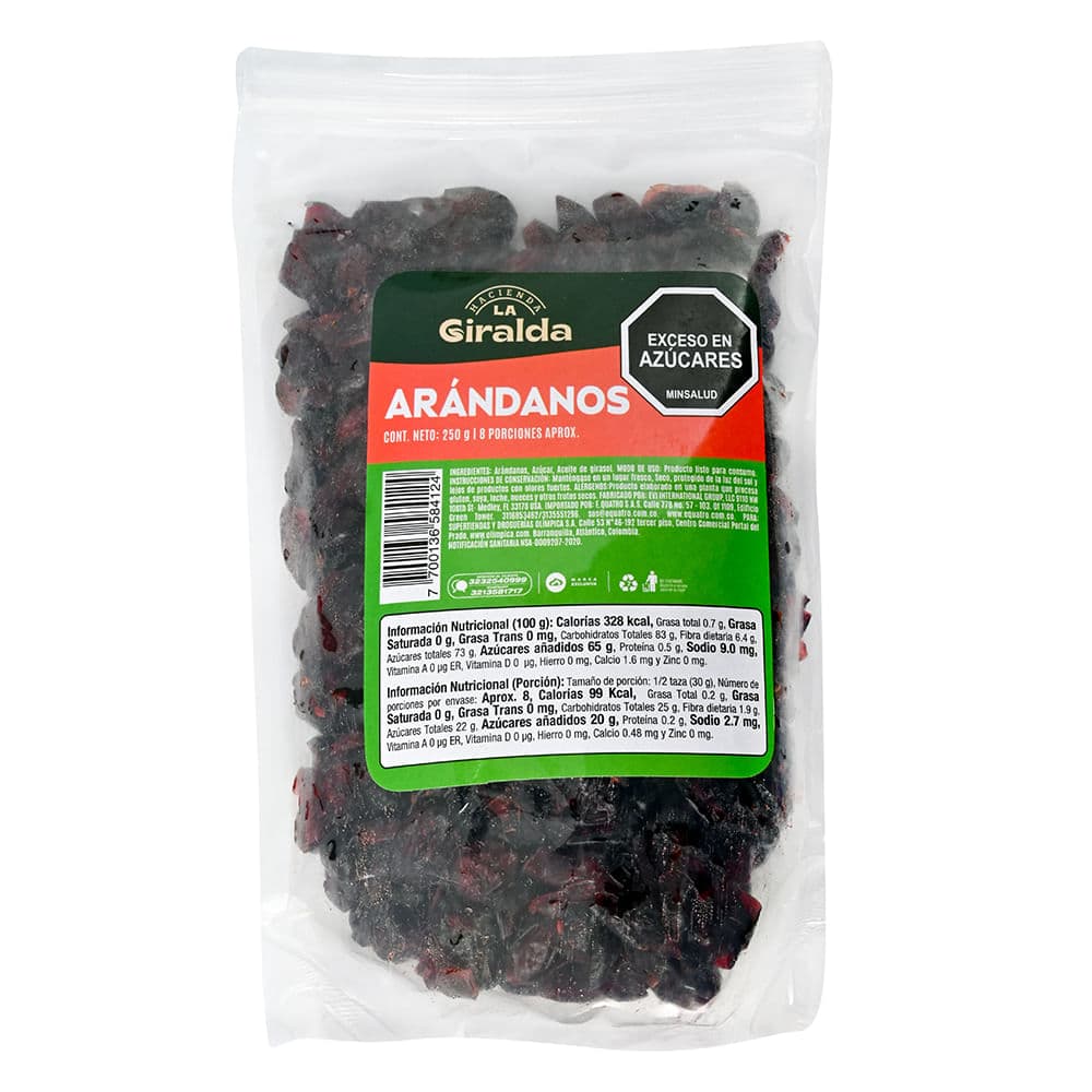 ARANDANOS HLG SACH 250G