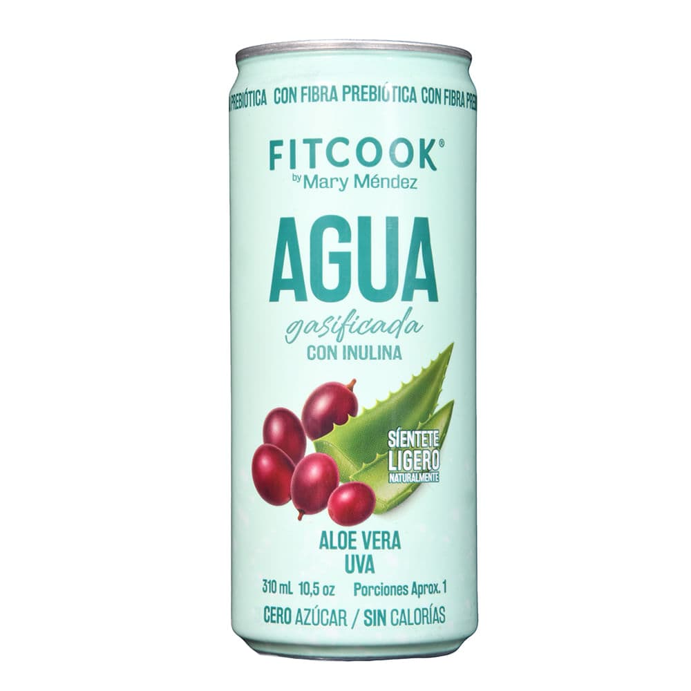 AGUA FITCOOK C/INULINA ALOE VERA 310ML
