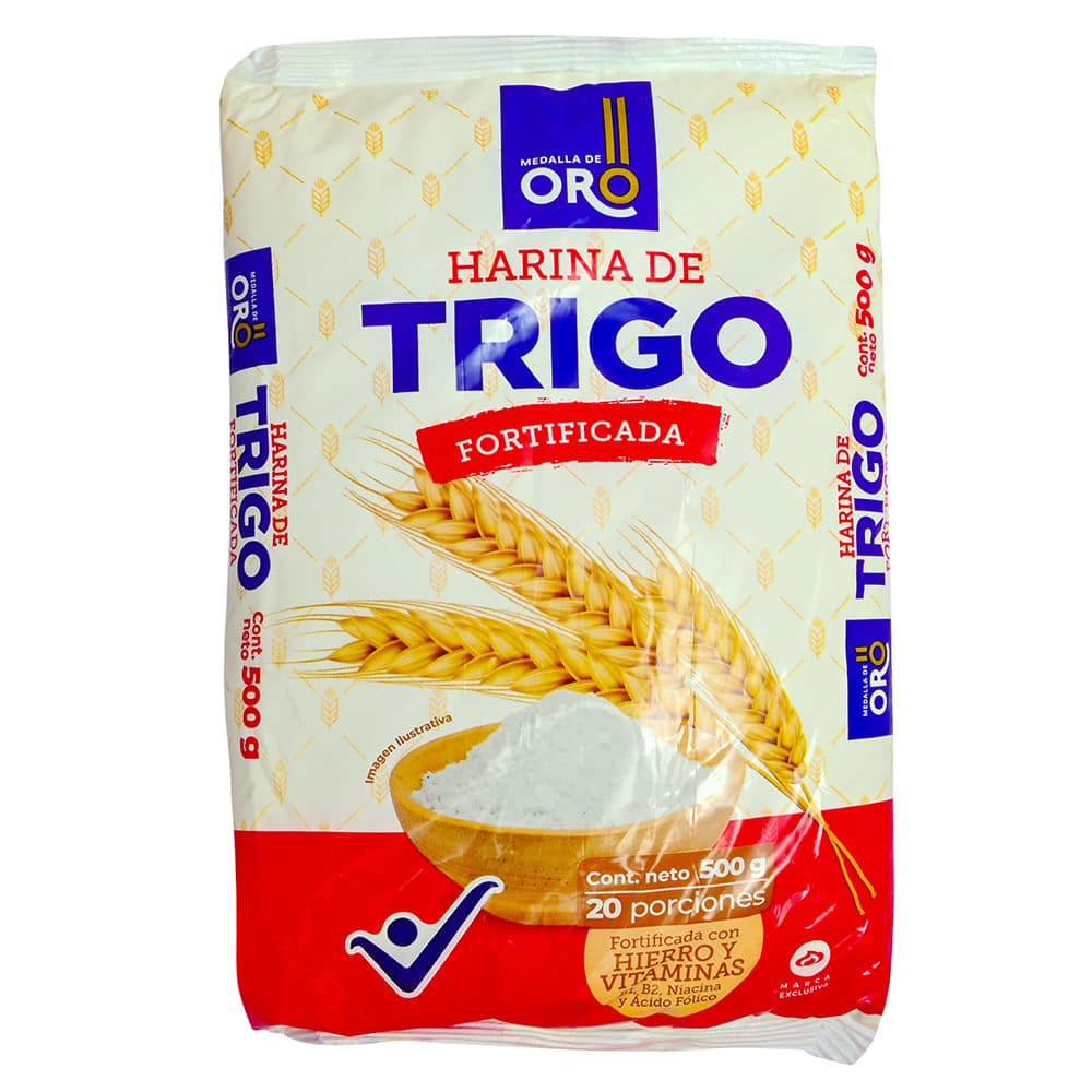 HARINA TRIGO MEDALLA DE ORO FORTIFI 500G