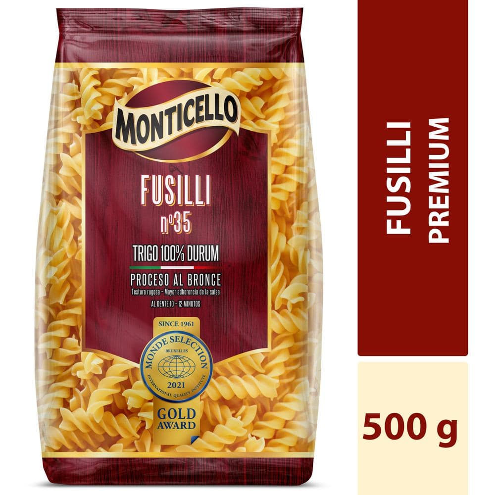 pasta Fusilli N°35 MONTICELLO