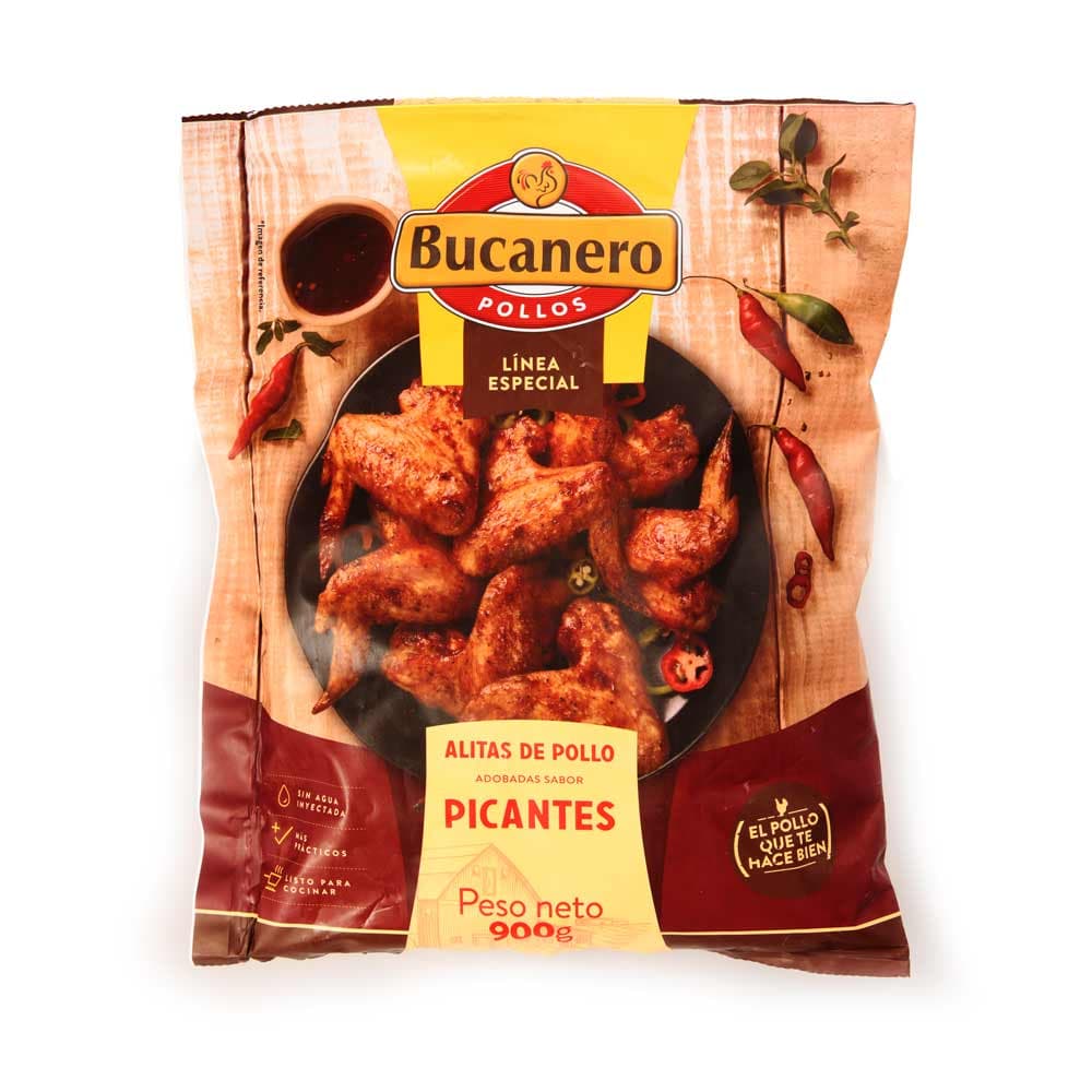 Alita de Pollo Bucanero Picante X10 Unds