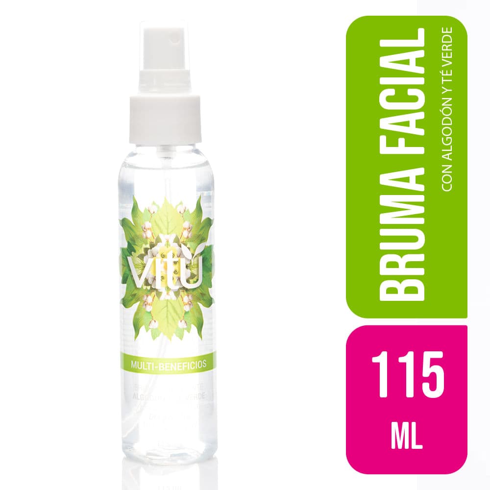 Vitu bruma Facial Hidratante Algodon y Te Verde